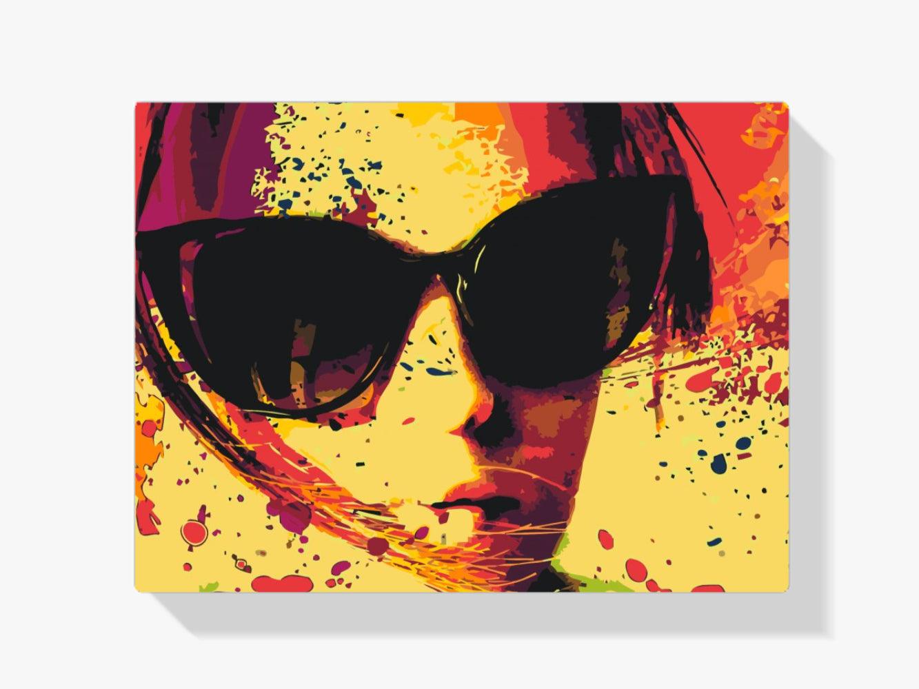 Diamond Painting - Zonnebril in geel - SEOS Shop ®
