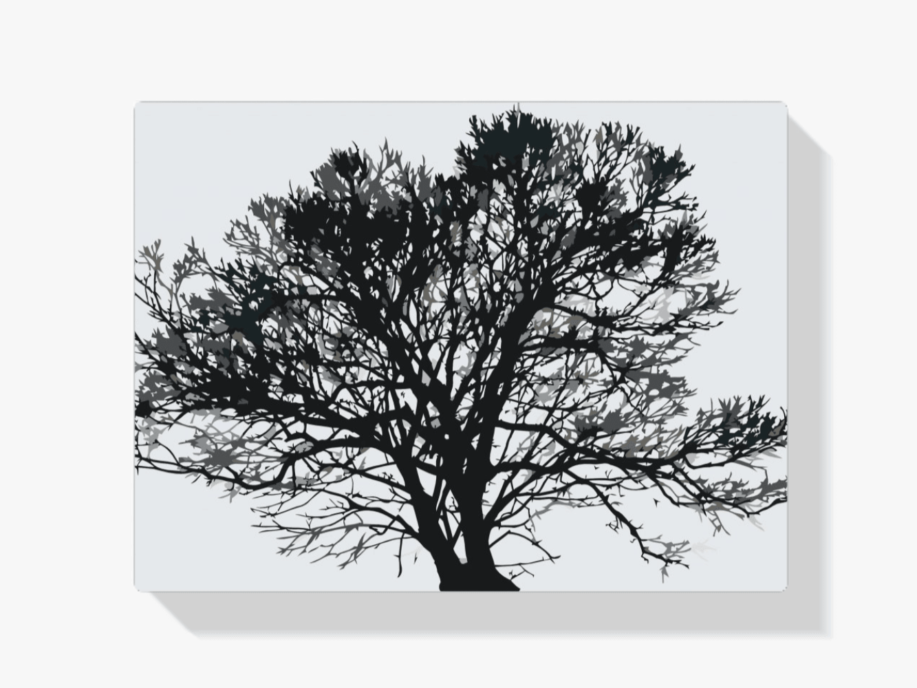 Diamond Painting - Zwart-witte boom - SEOS Shop ®