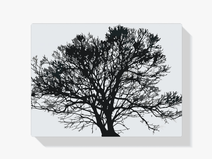Diamond Painting - Zwart-witte boom - SEOS Shop ®