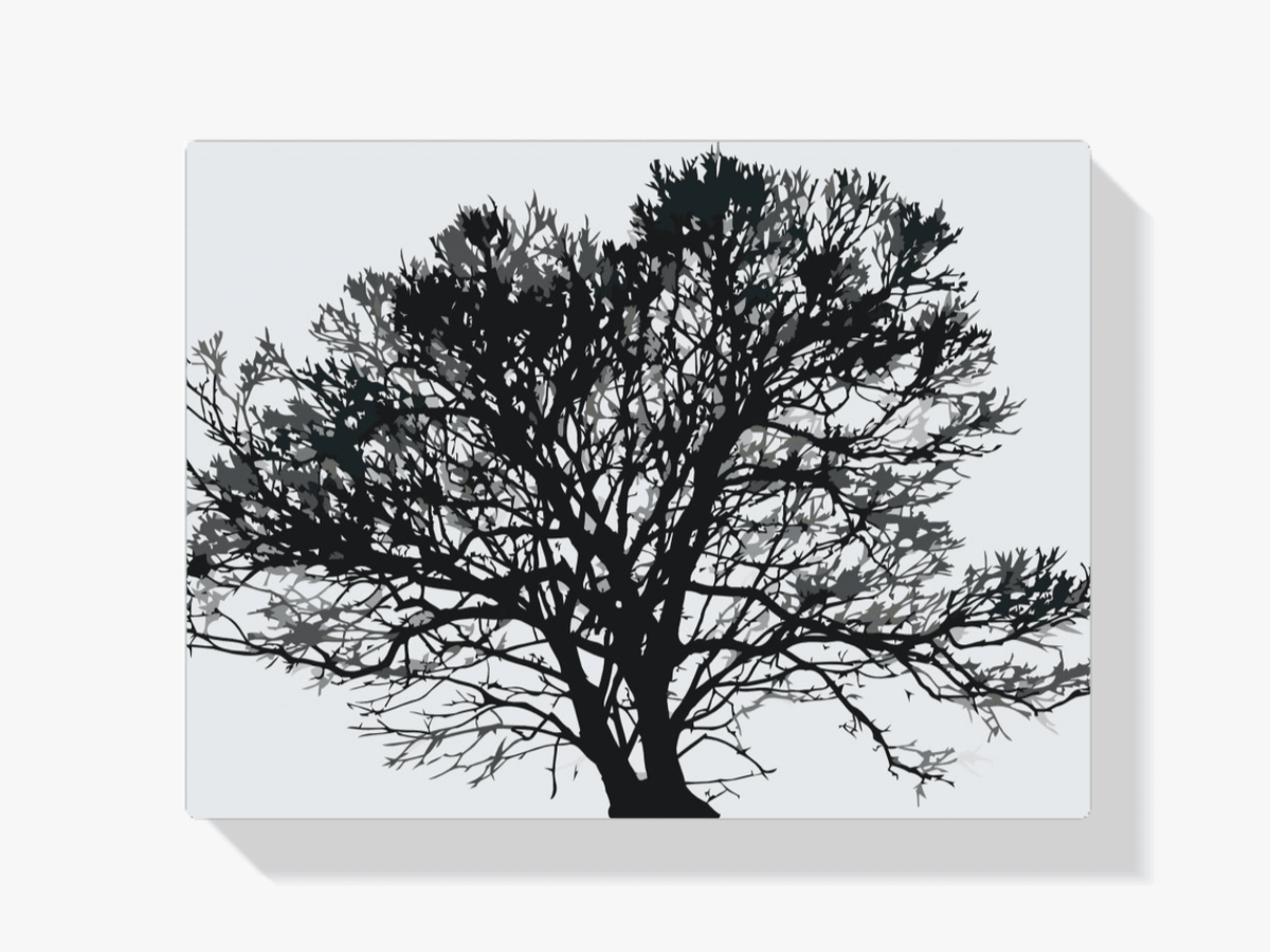 Diamond Painting - Zwart-witte boom - SEOS Shop ®