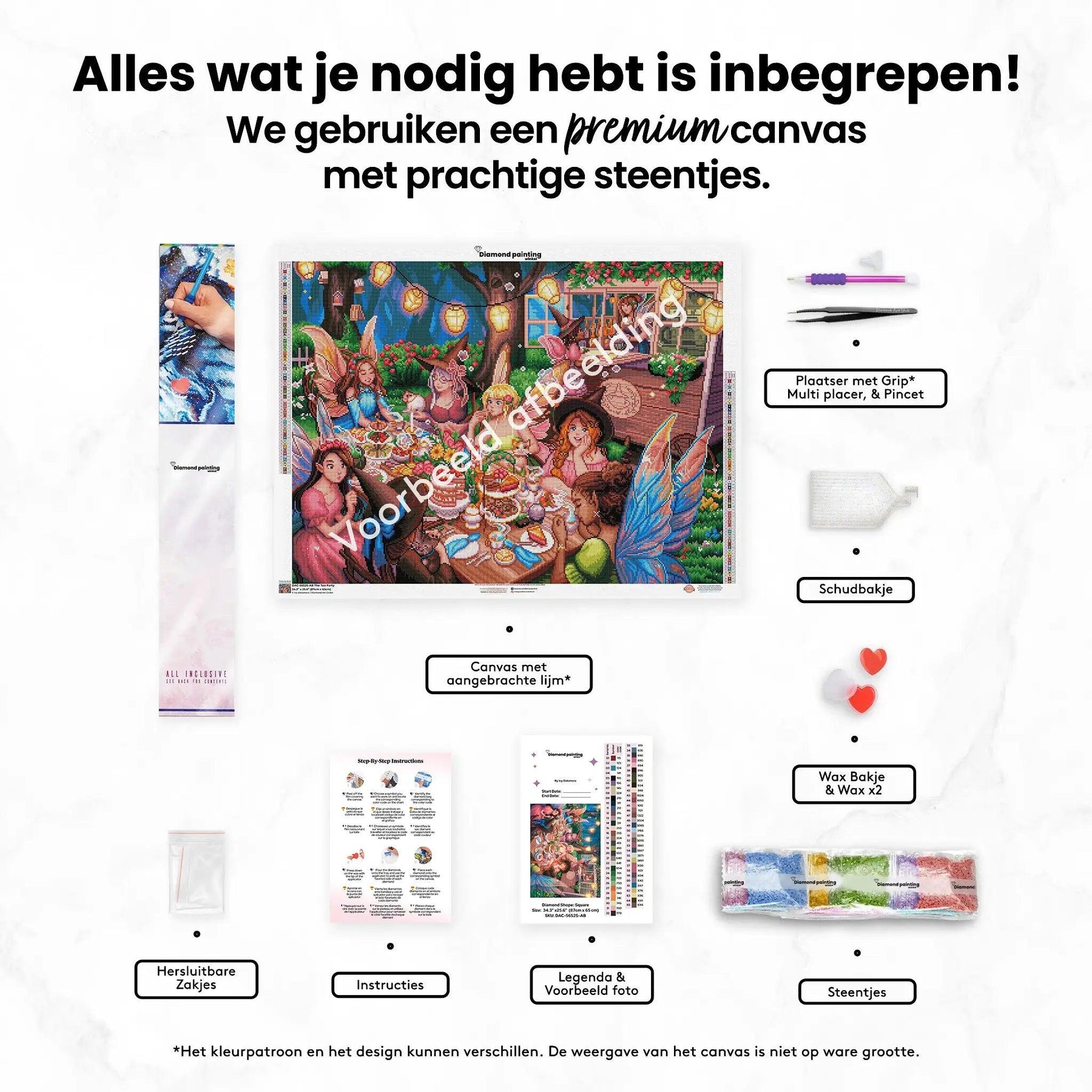 Diamond Painting Winterboerderij - SEOS Shop ®