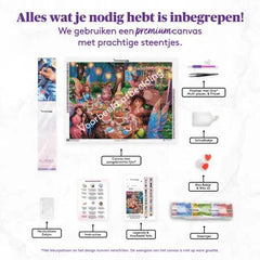 Diamond Painting Bloemen veld Paradijs - SEOS Shop ®