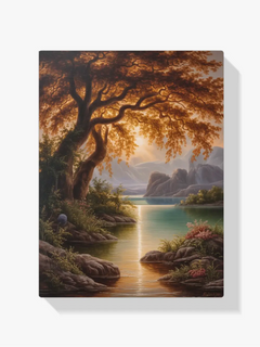 Diamond Painting - Amberkleurige gloed