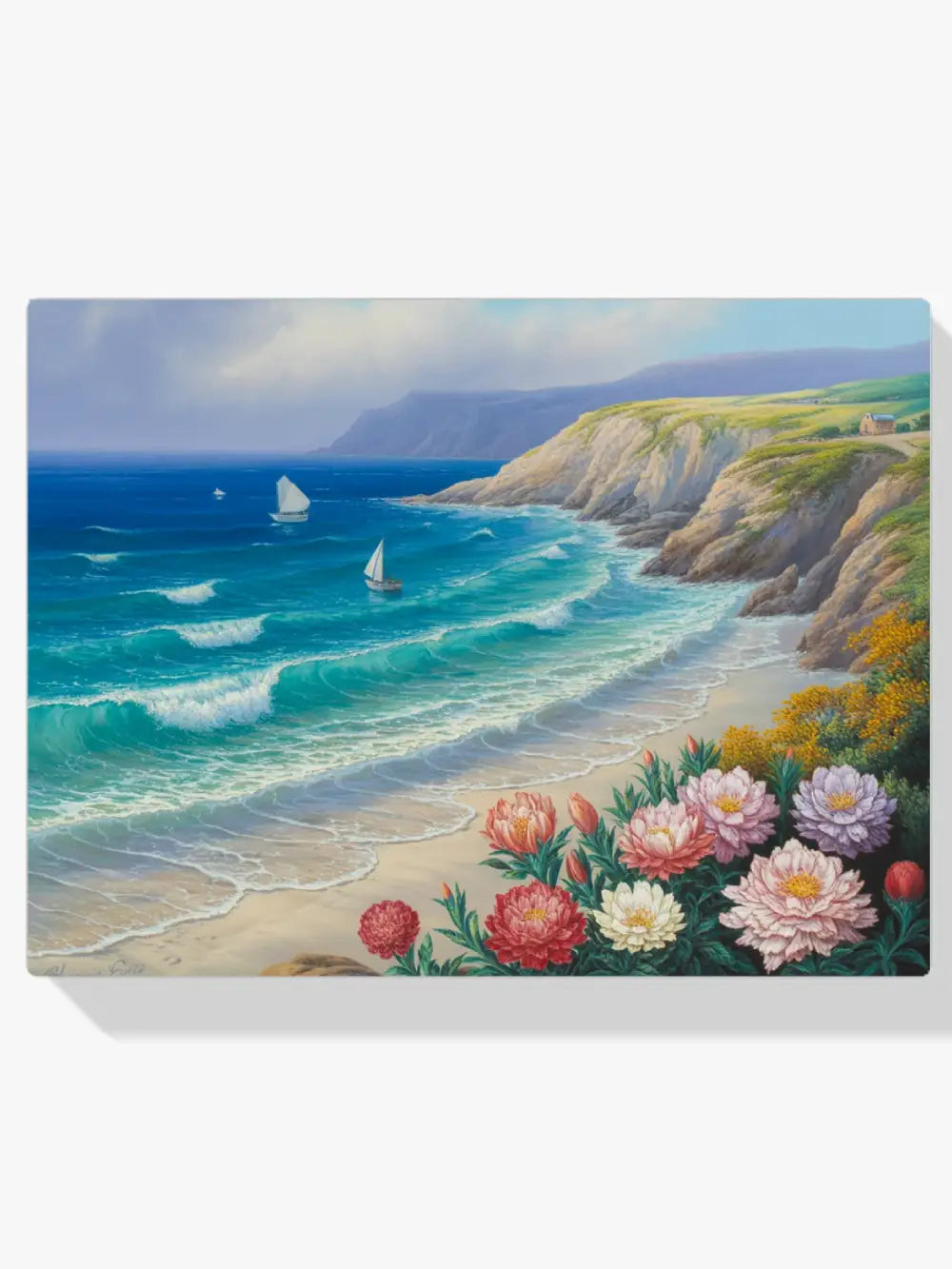 Diamond Painting - Bloeiende kust