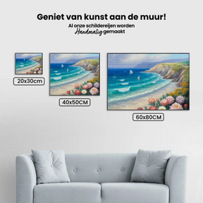 Diamond Painting - Bloeiende kust