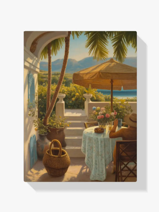 Diamond Painting - Bruisend balkongeluk
