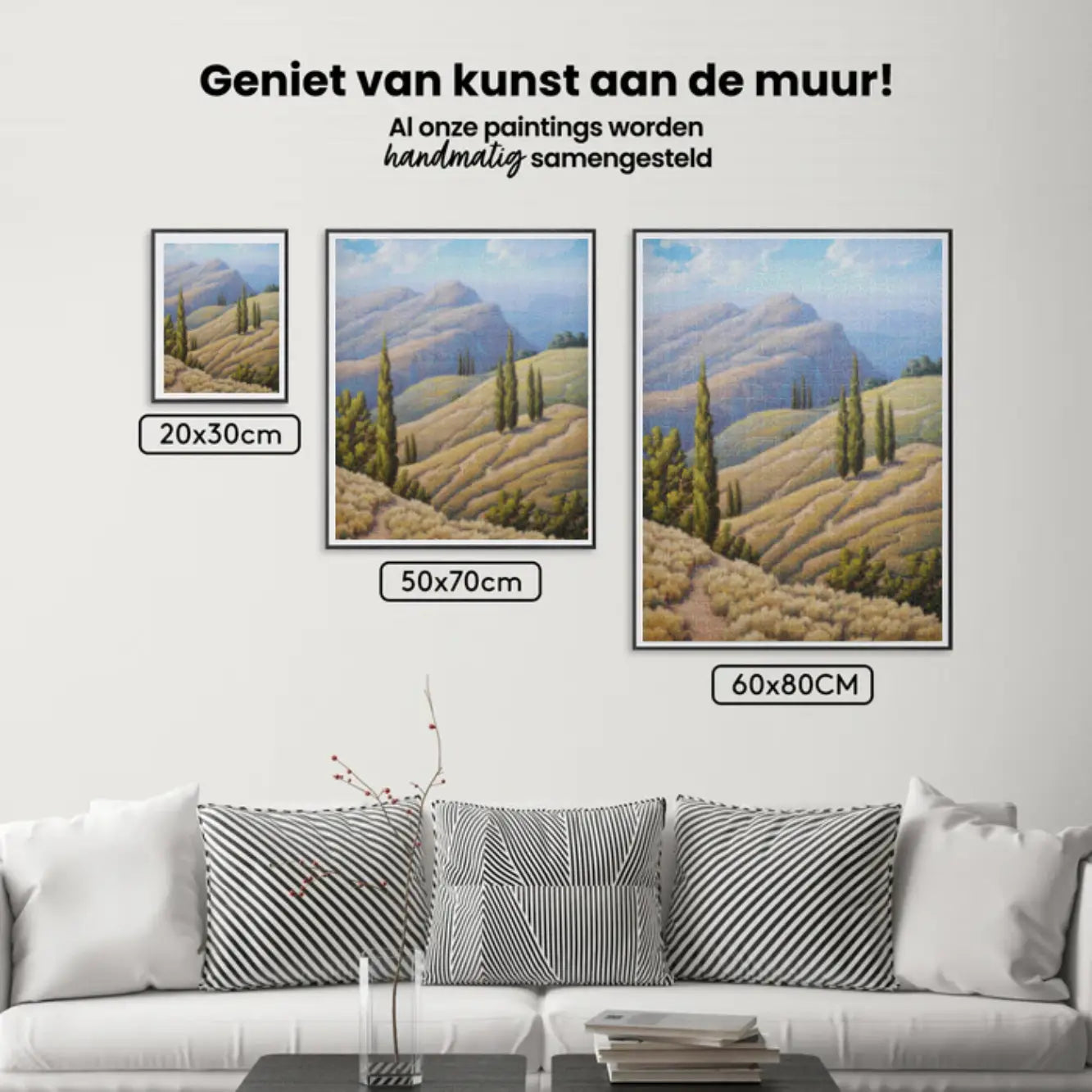 Diamond Painting - Honingschaduw Heuvels