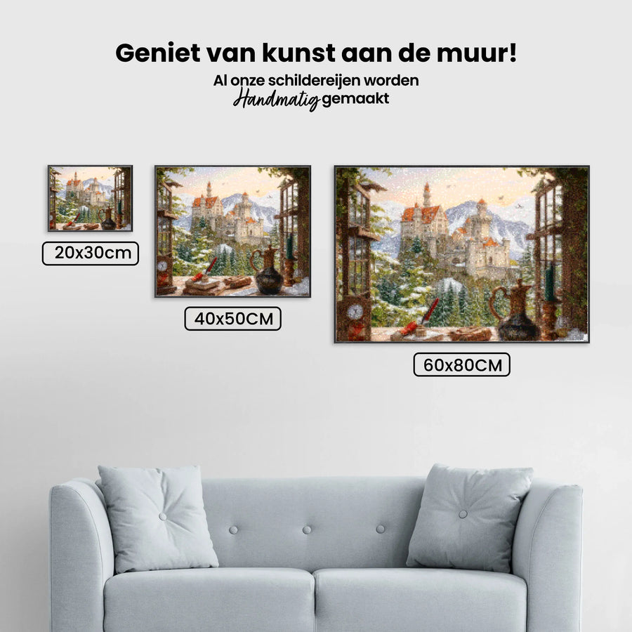 Diamond Painting -  Kasteel op de berg - SEOS Shop ®