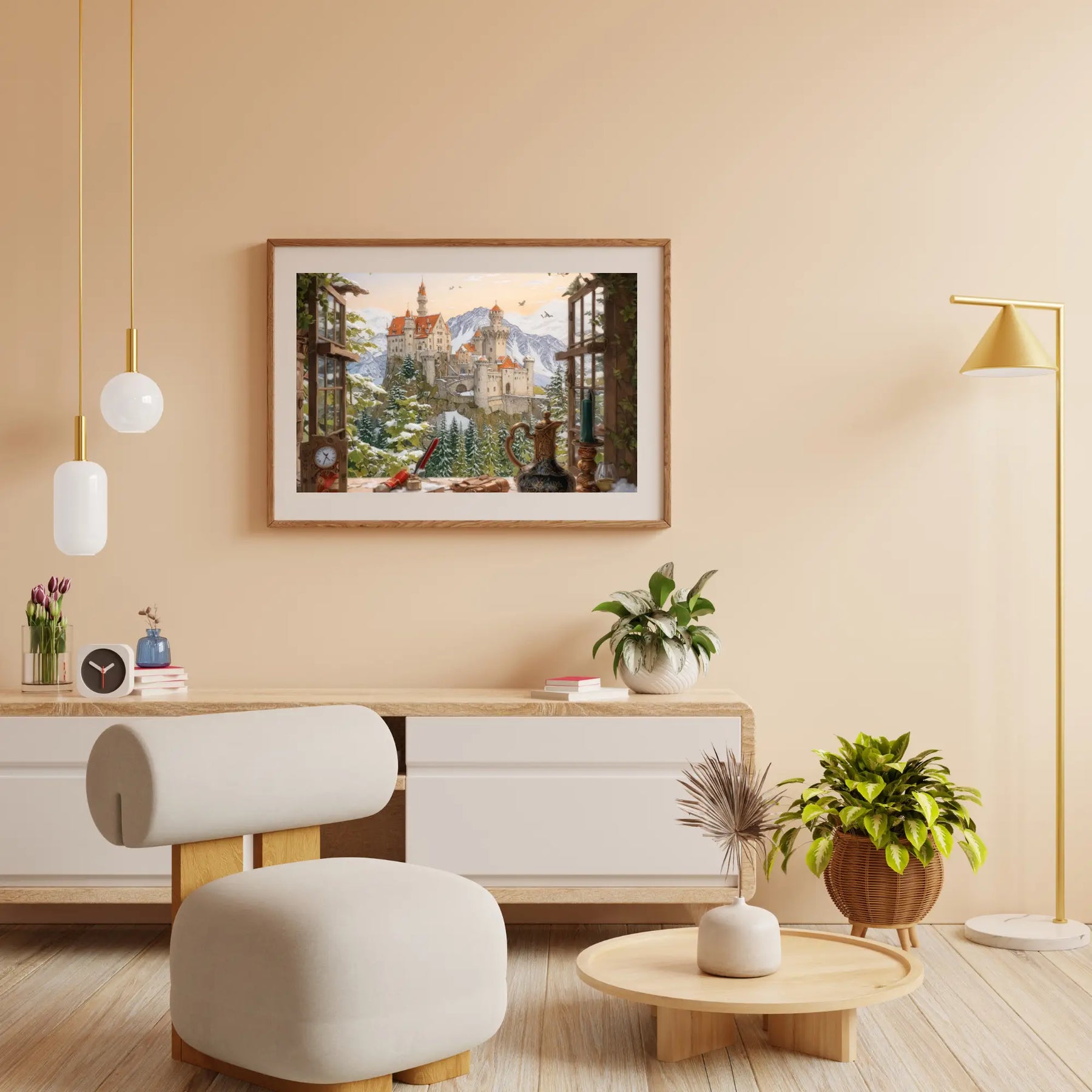 Diamond Painting -  Kasteel op de berg - SEOS Shop ®
