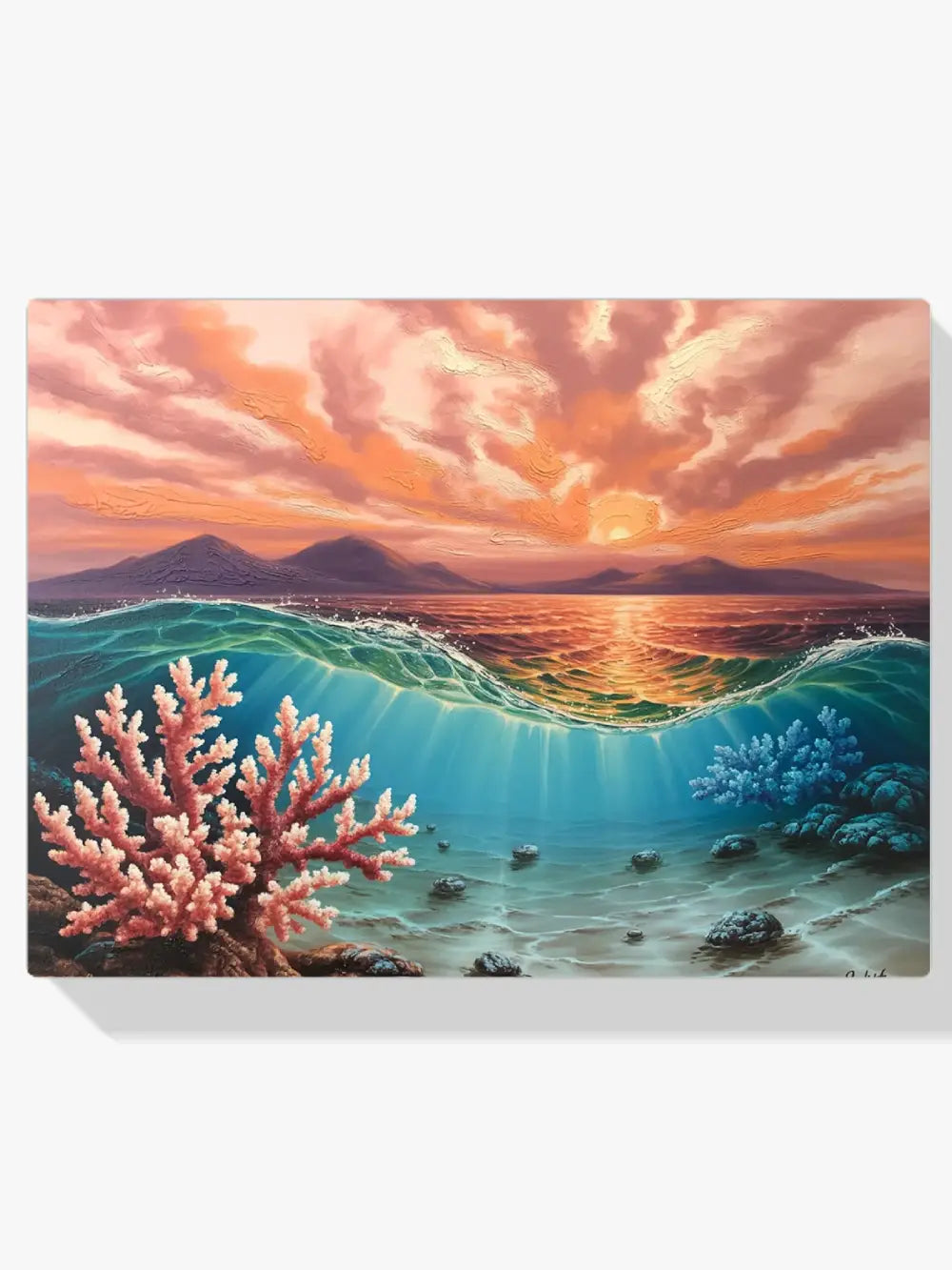 Diamond Painting - Koraal zonsondergang