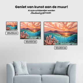 Diamond Painting - Koraal zonsondergang