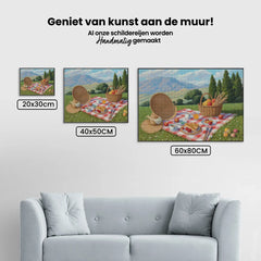 Diamond Painting - Pastelkleurige picknick