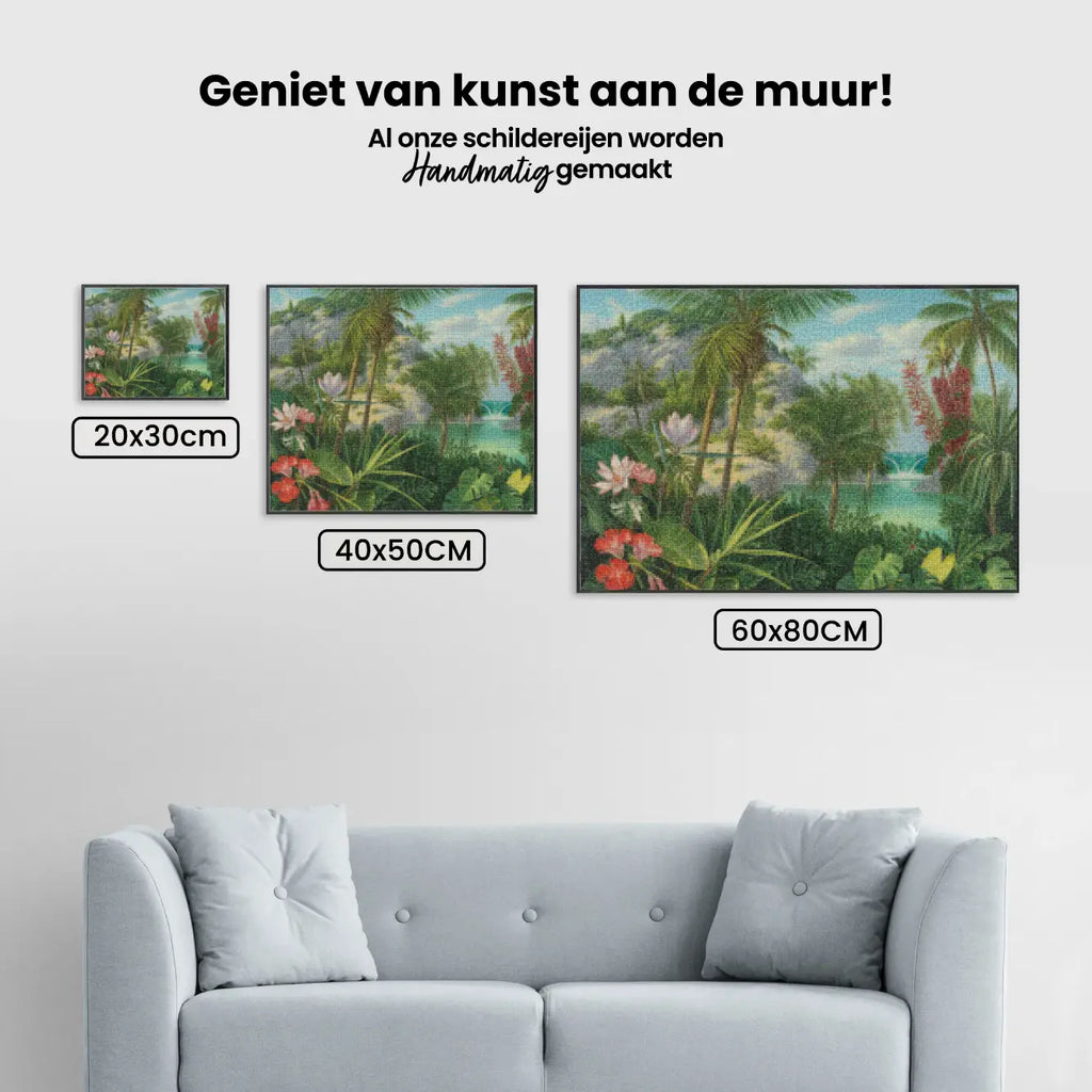 Diamond Painting - Weelderige tropen