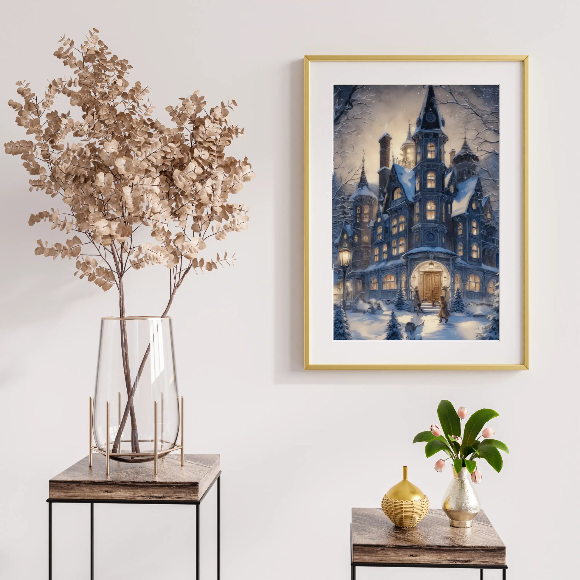 Diamond Painting -  Winter landhuis - SEOS Shop ®