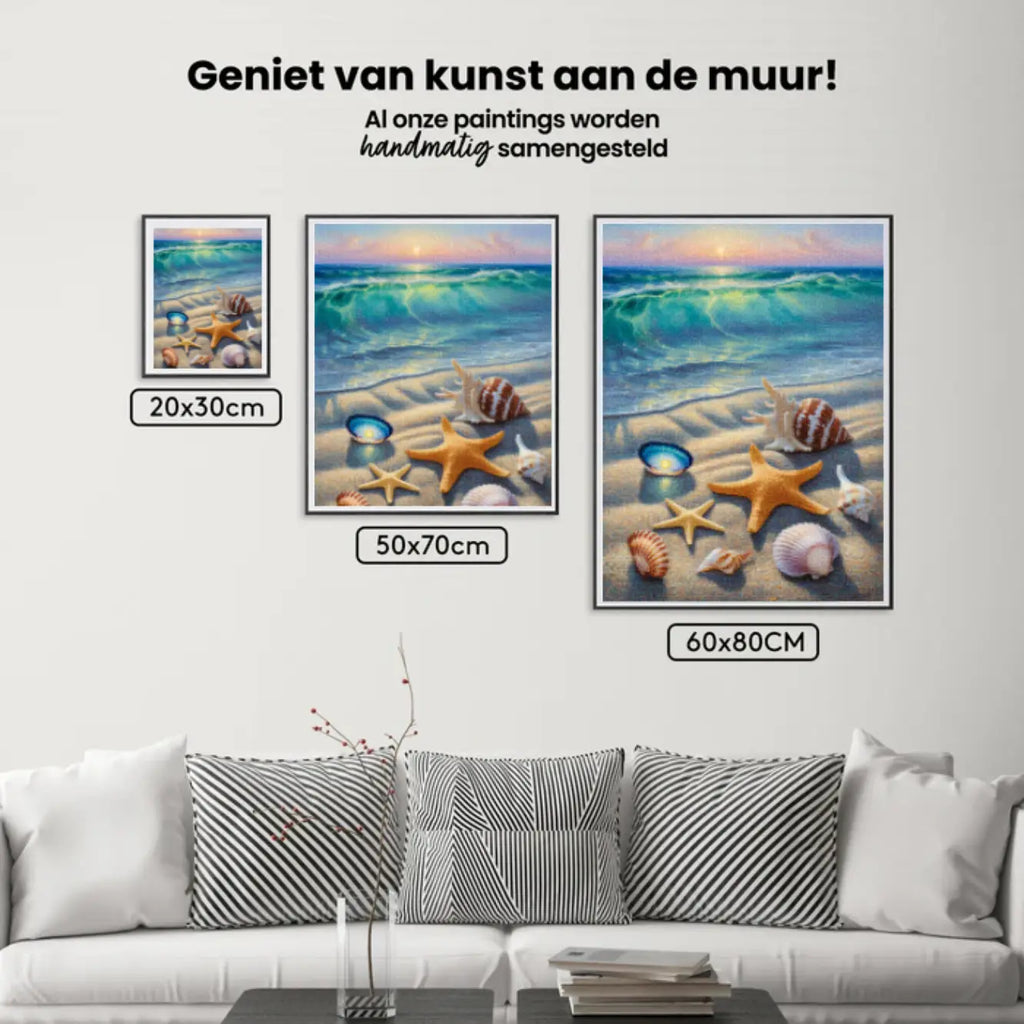 Diamond Painting - Zand en glitter
