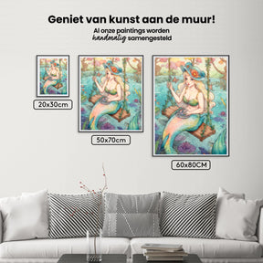 Diamond Painting -  Zeemeermin op een schommel - SEOS Shop ®