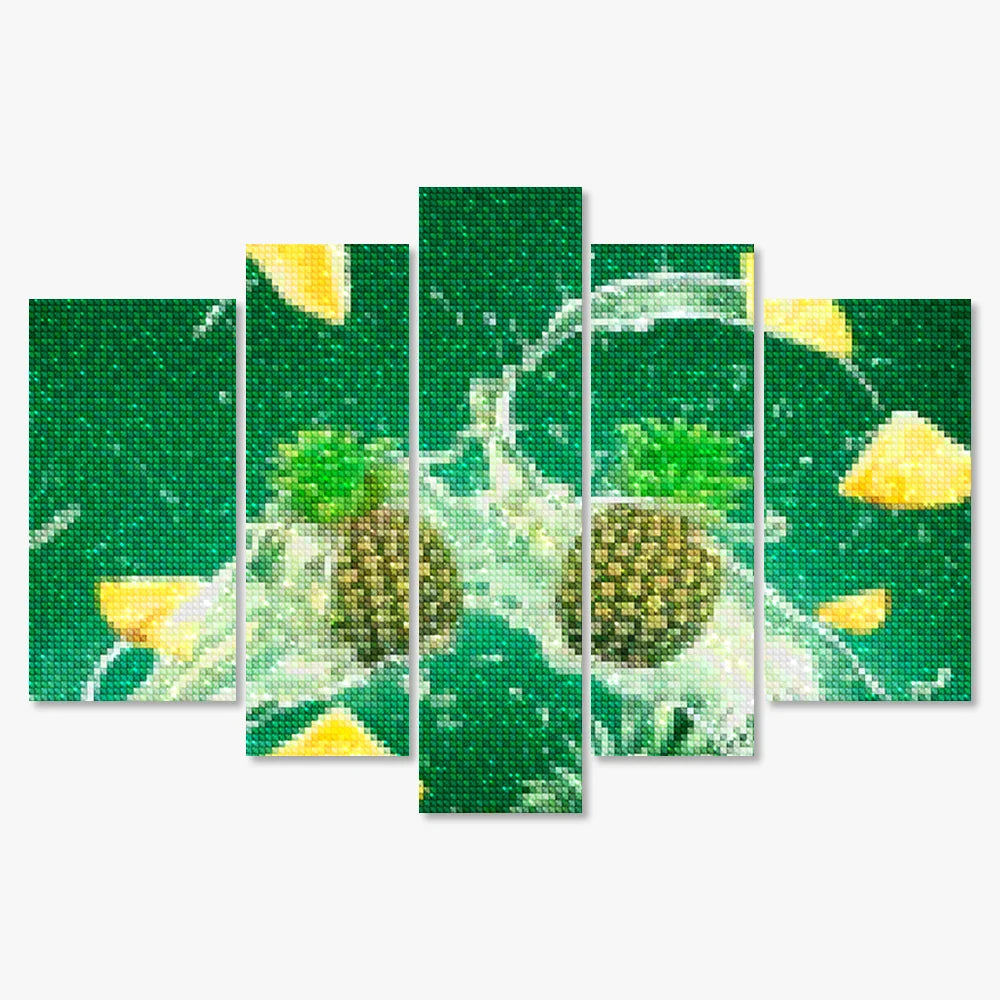 Diamond Painting Ananassen 5 luik - SEOS Shop ®