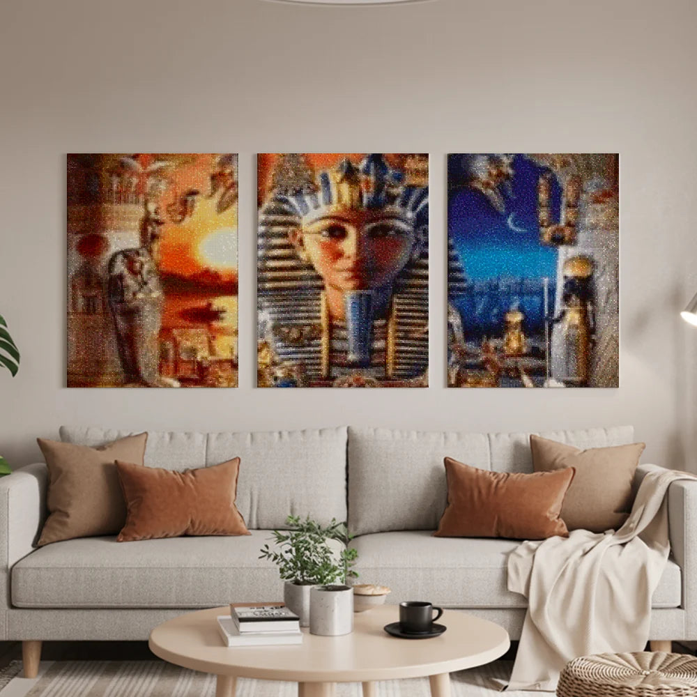 Diamond Painting Egyptisch Cleopatra 3 luik - SEOS Shop ®