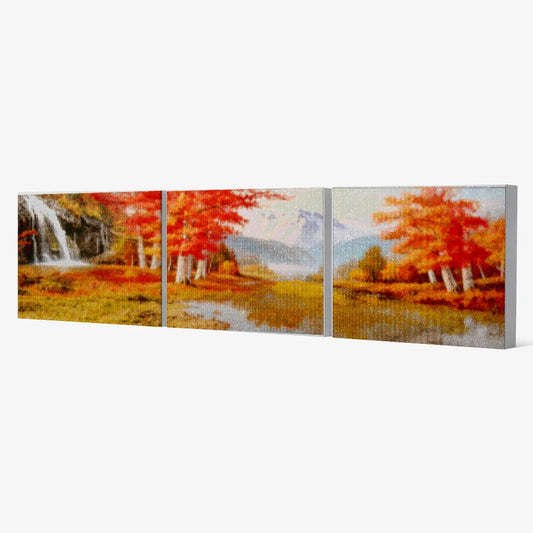 Diamond Painting Herfst landschap 3 luik - SEOS Shop ®