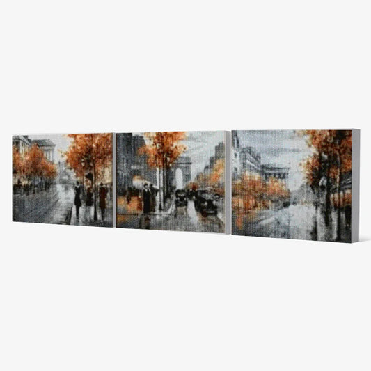Diamond Painting London in de regen 3 luik - SEOS Shop ®