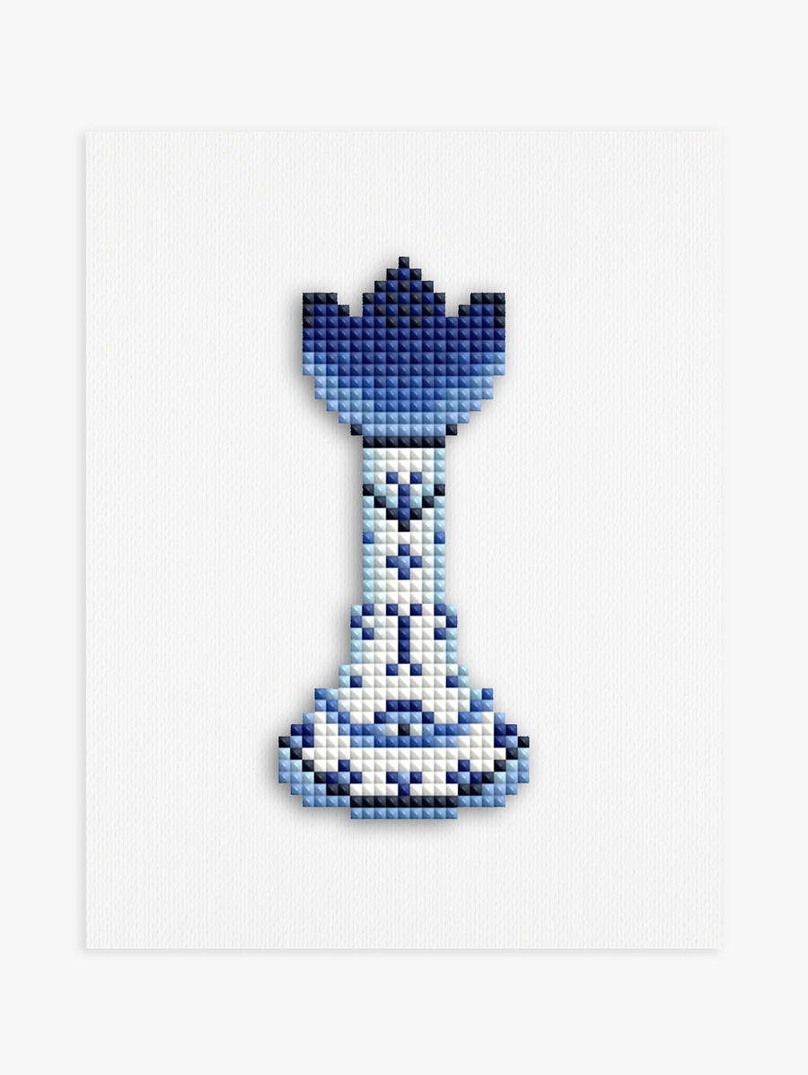 Mini Meesterwerken - Delftsblauw editie (Set van 12)
