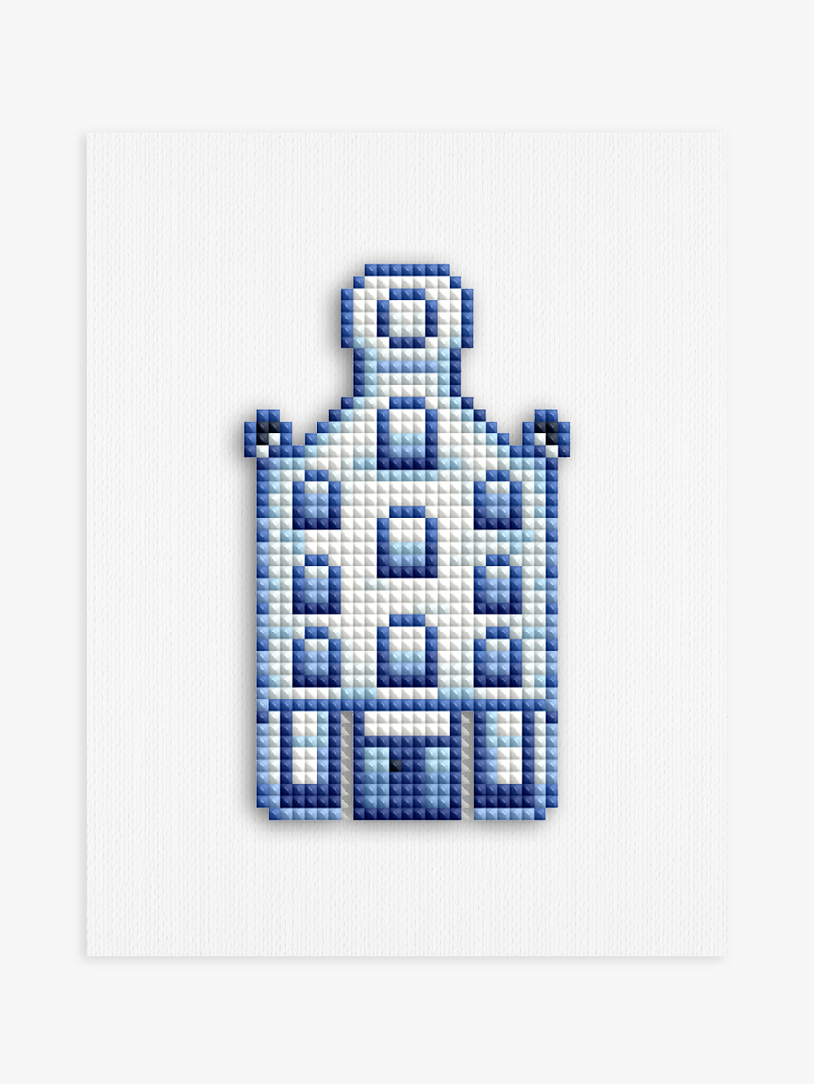 Mini Meesterwerken - Delftsblauw editie (Set van 12)