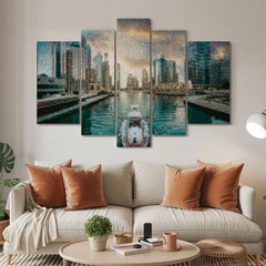 Diamond Painting Mooie gebouwen in de stad 5 luik - SEOS Shop ®