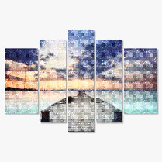 Diamond Painting Pakket Caraïben 5 luik - SEOS Shop ®