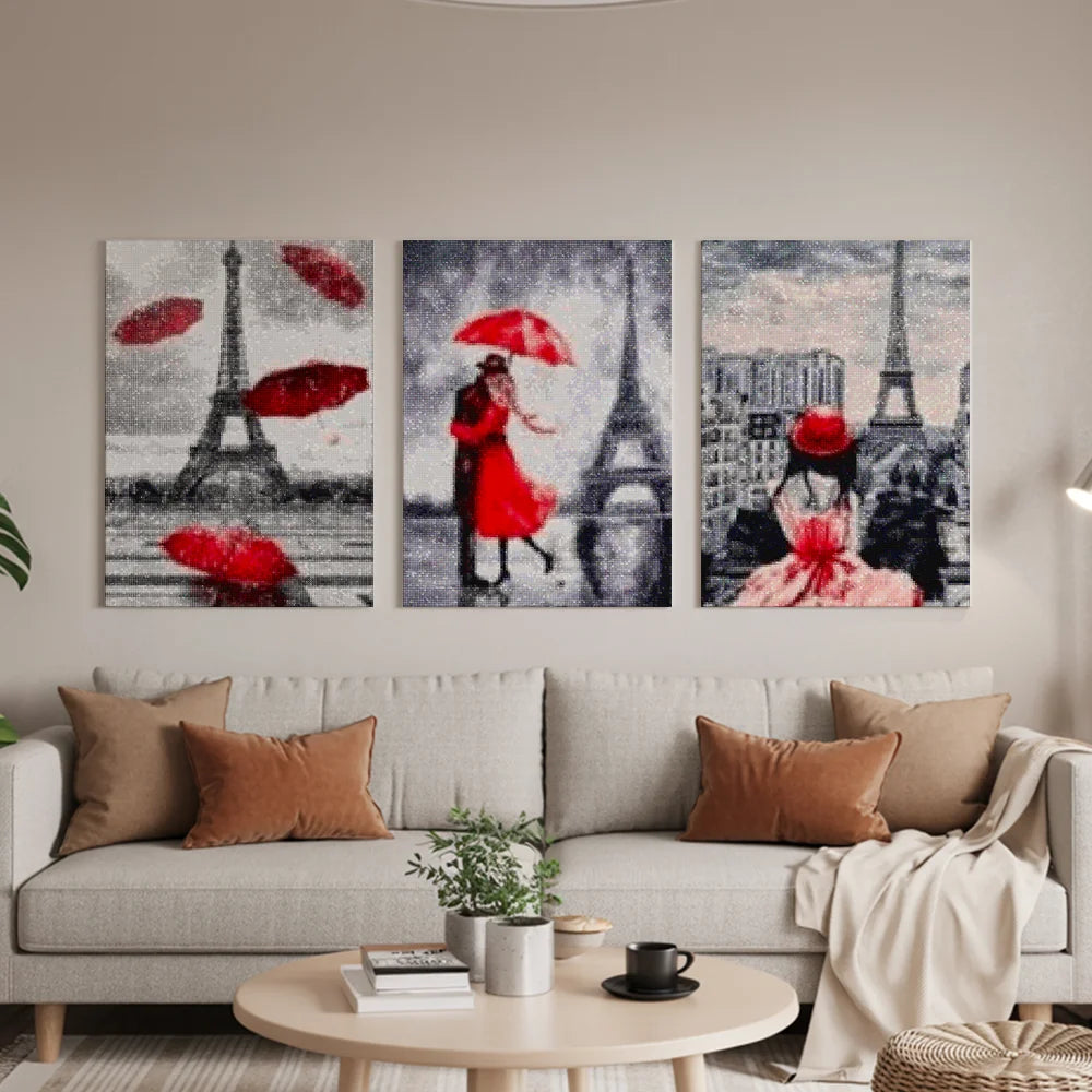 Diamond Painting Samen in Parijs 3 luik - SEOS Shop ®