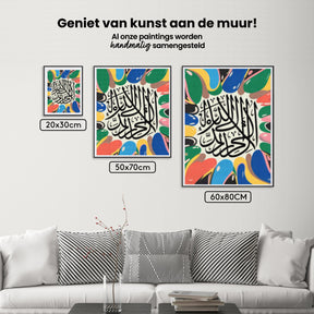Diamond Painting - Abstracte Islamitische Kalligrafie