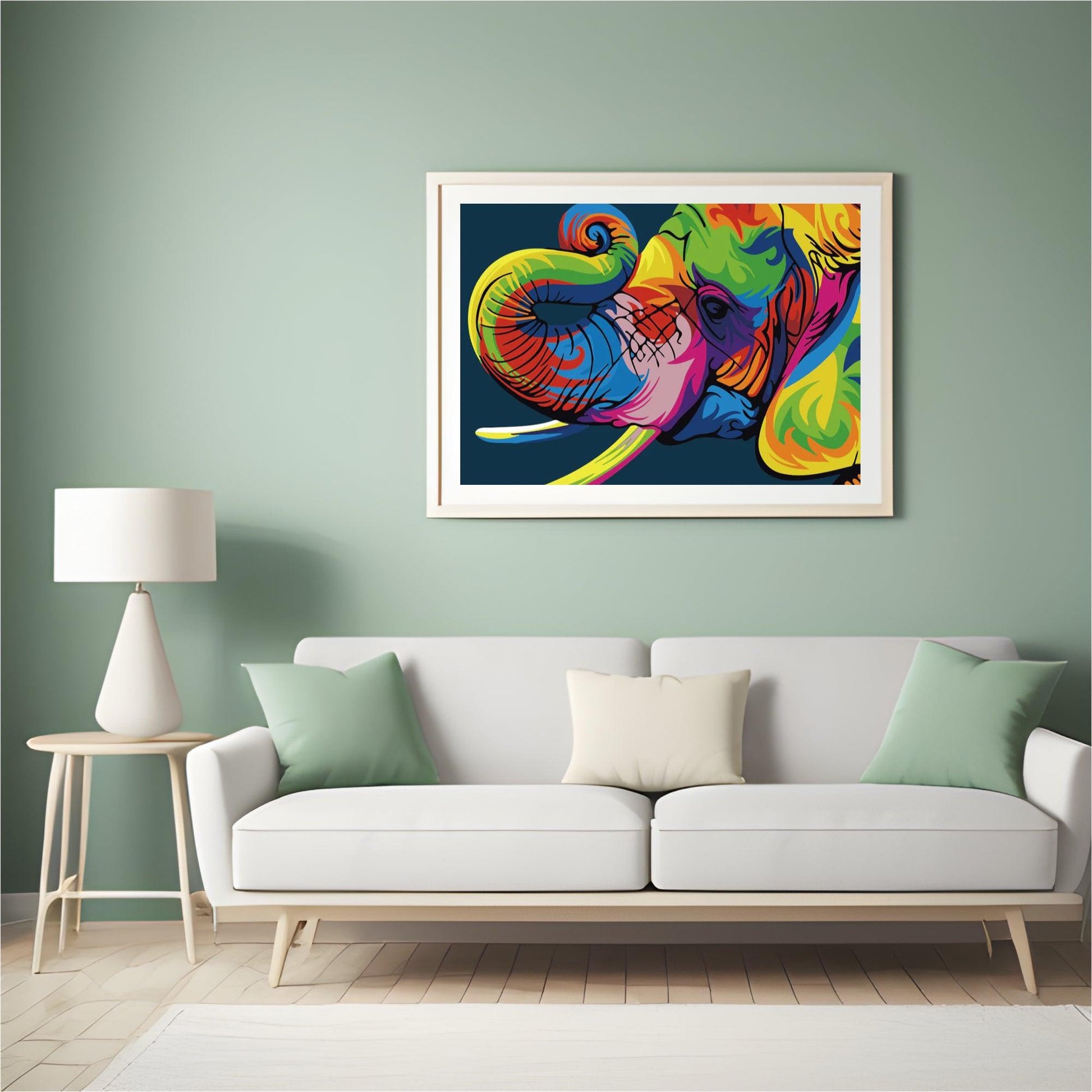 Diamond Painting - Abstracte Olifant - SEOS®