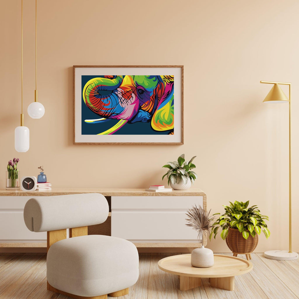 Diamond Painting - Abstracte Olifant - SEOS®
