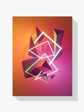 Diamond Painting - Abstracte geometrische vormen in neonkleuren