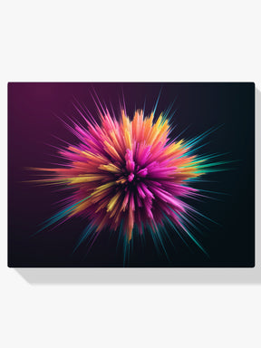 Diamond Painting - Abstracte kosmische explosie met heldere kleuren