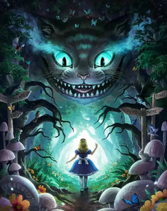 Diamond Painting - Alice betreedt Wonderland