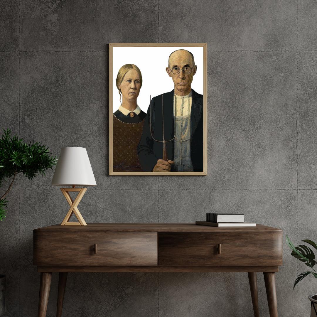 Diamond Painting - Amerikaanse gothiek - SEOS Shop ®