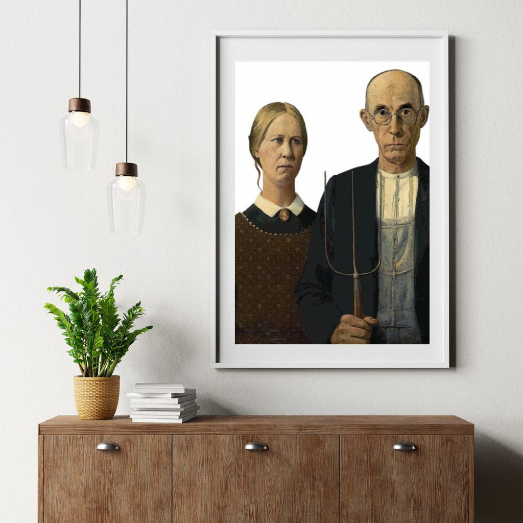 Diamond Painting - Amerikaanse gothiek - SEOS Shop ®