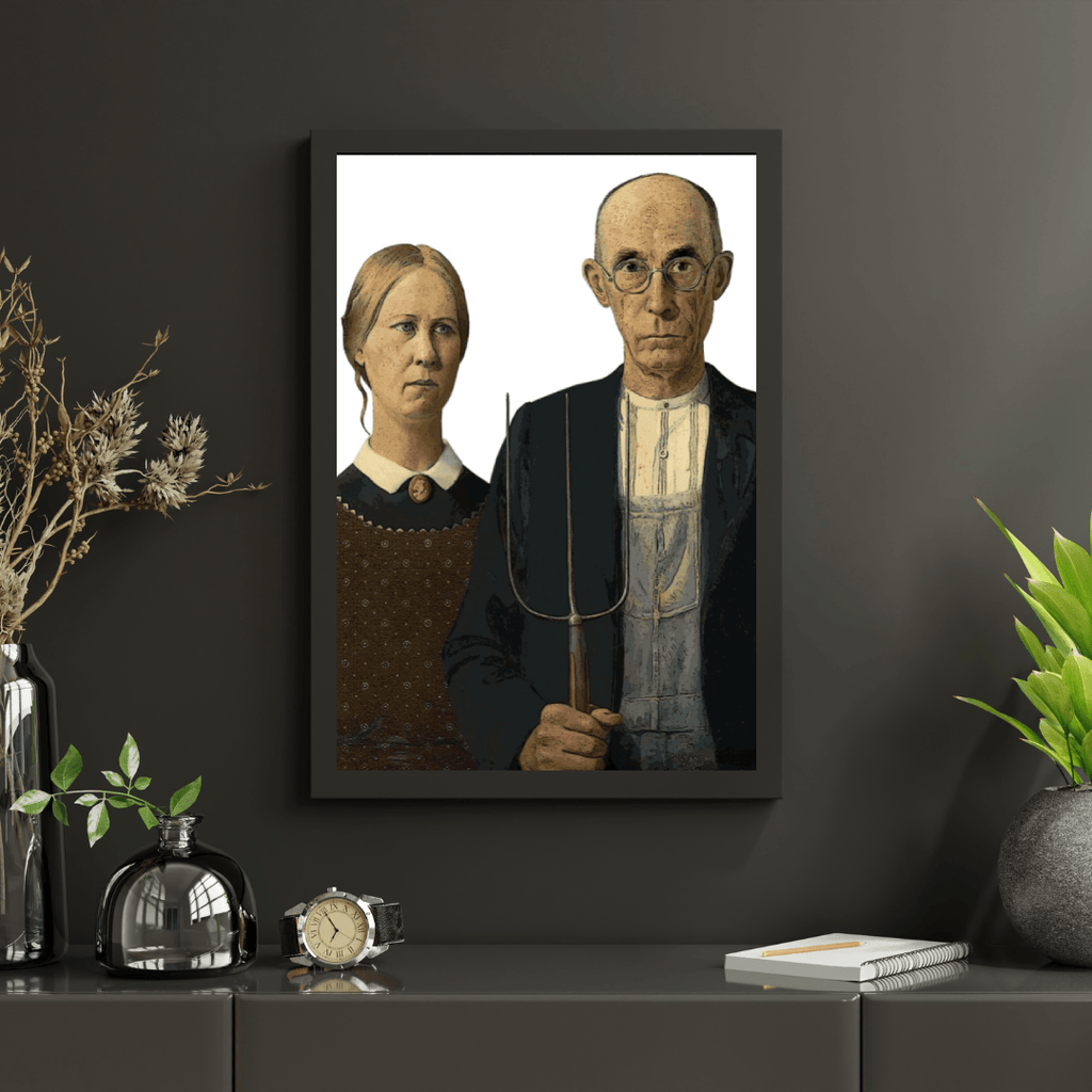 Diamond Painting - Amerikaanse gothiek - SEOS Shop ®