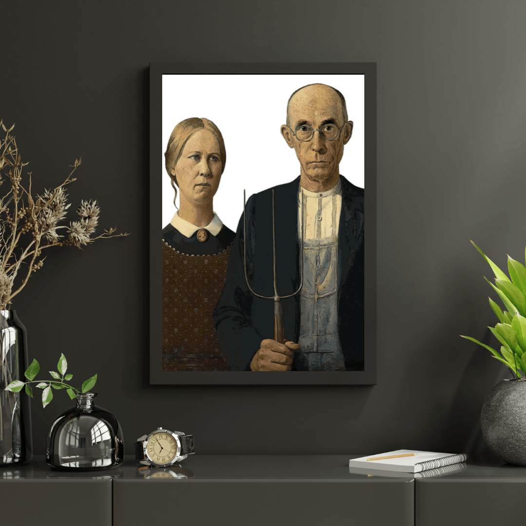 Diamond Painting - Amerikaanse gothiek - SEOS Shop ®