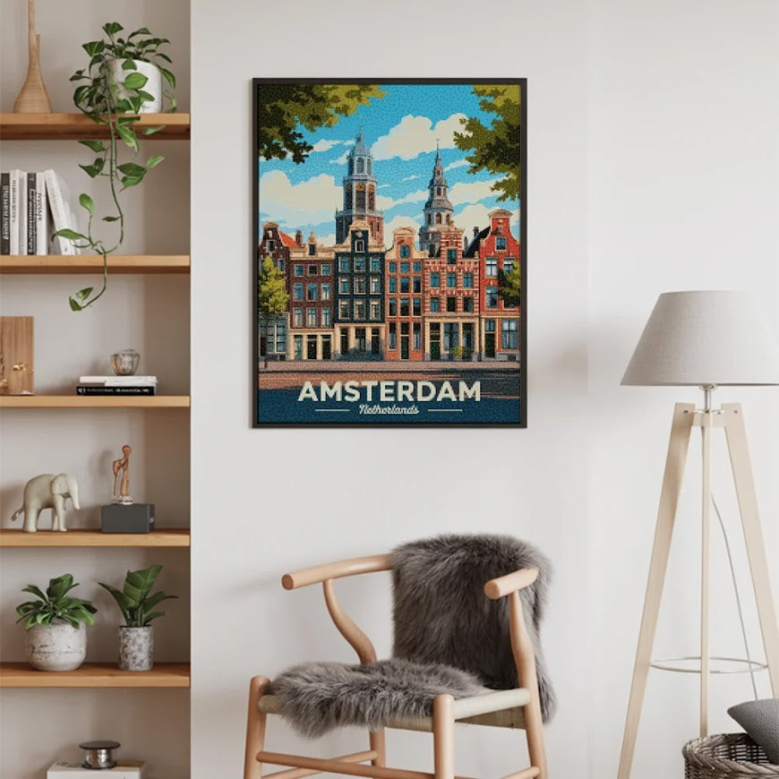 Diamond Painting - Amsterdam, Nederland