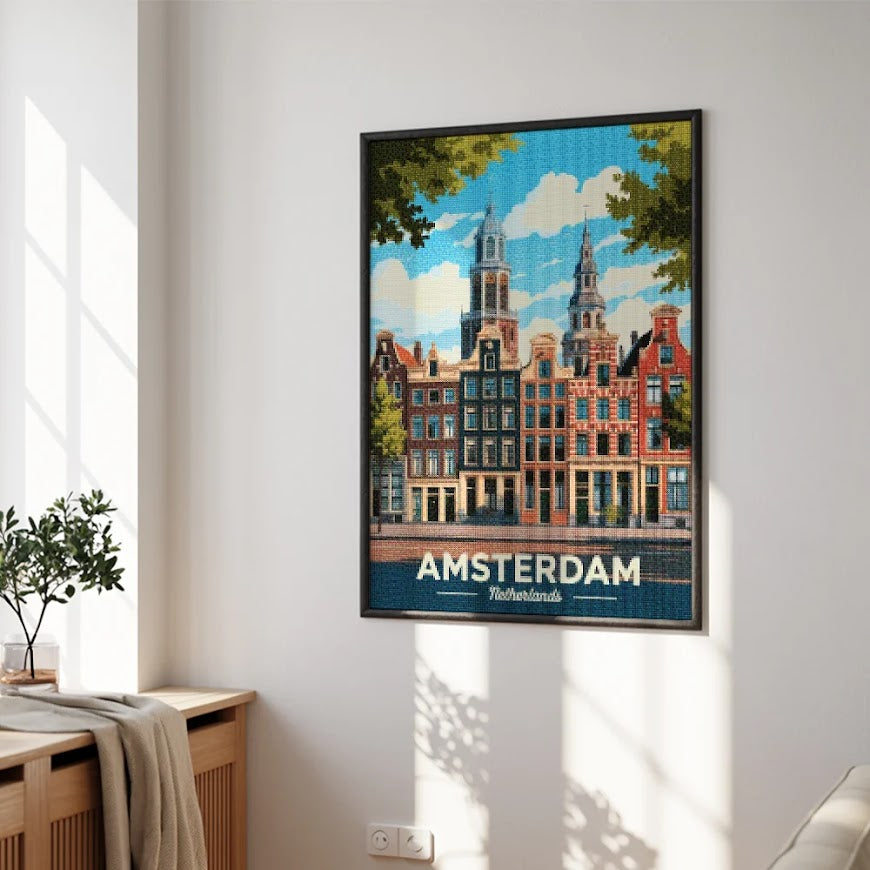 Diamond Painting - Amsterdam, Nederland