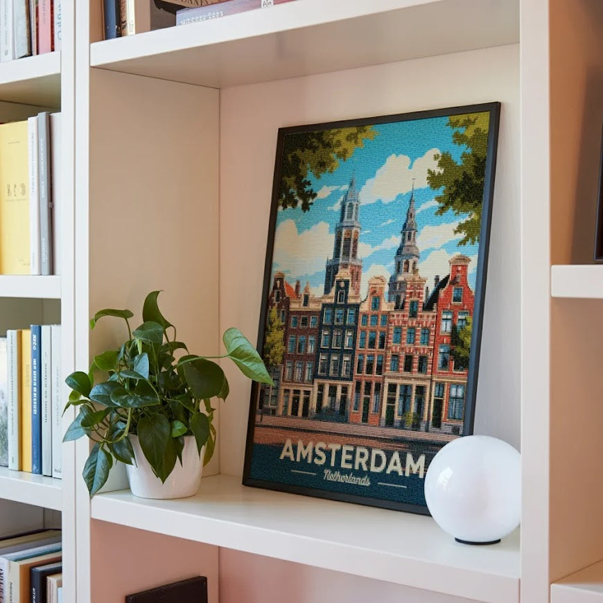 Diamond Painting - Amsterdam, Nederland