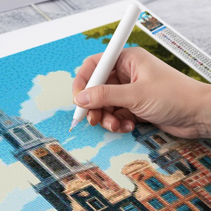 Diamond Painting - Amsterdam, Nederland