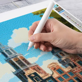 Diamond Painting - Amsterdam, Nederland