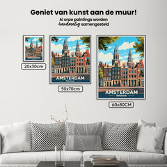 Diamond Painting - Amsterdam, Nederland