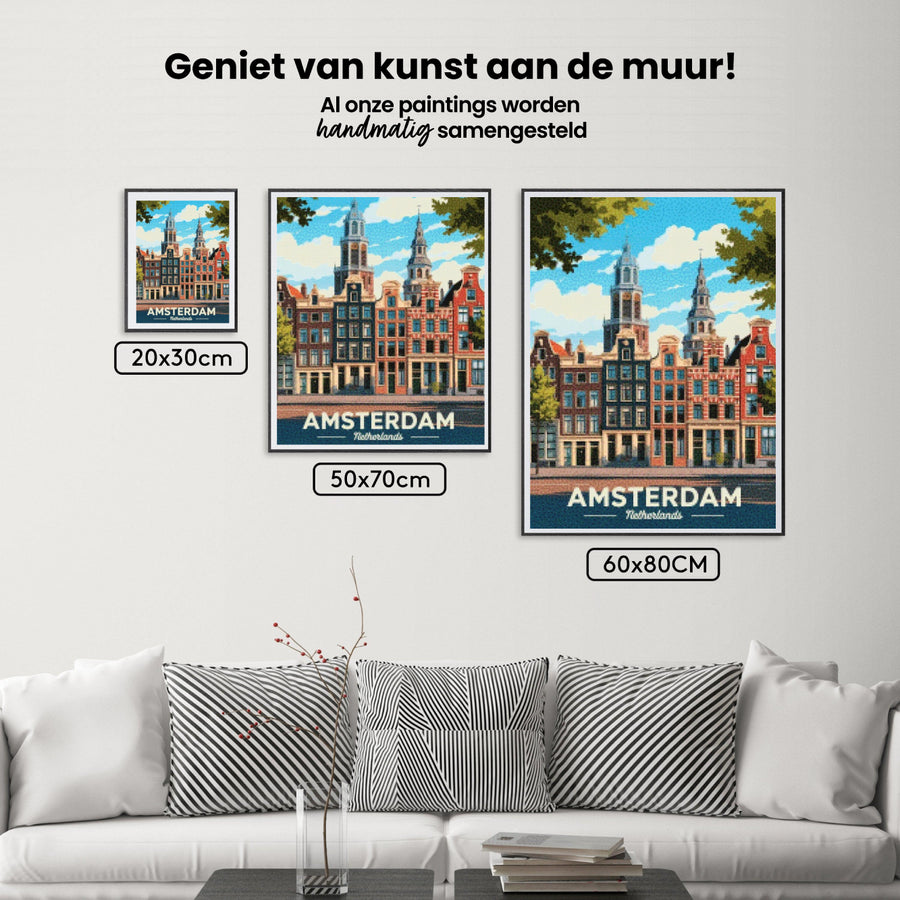 Diamond Painting - Amsterdam, Nederland