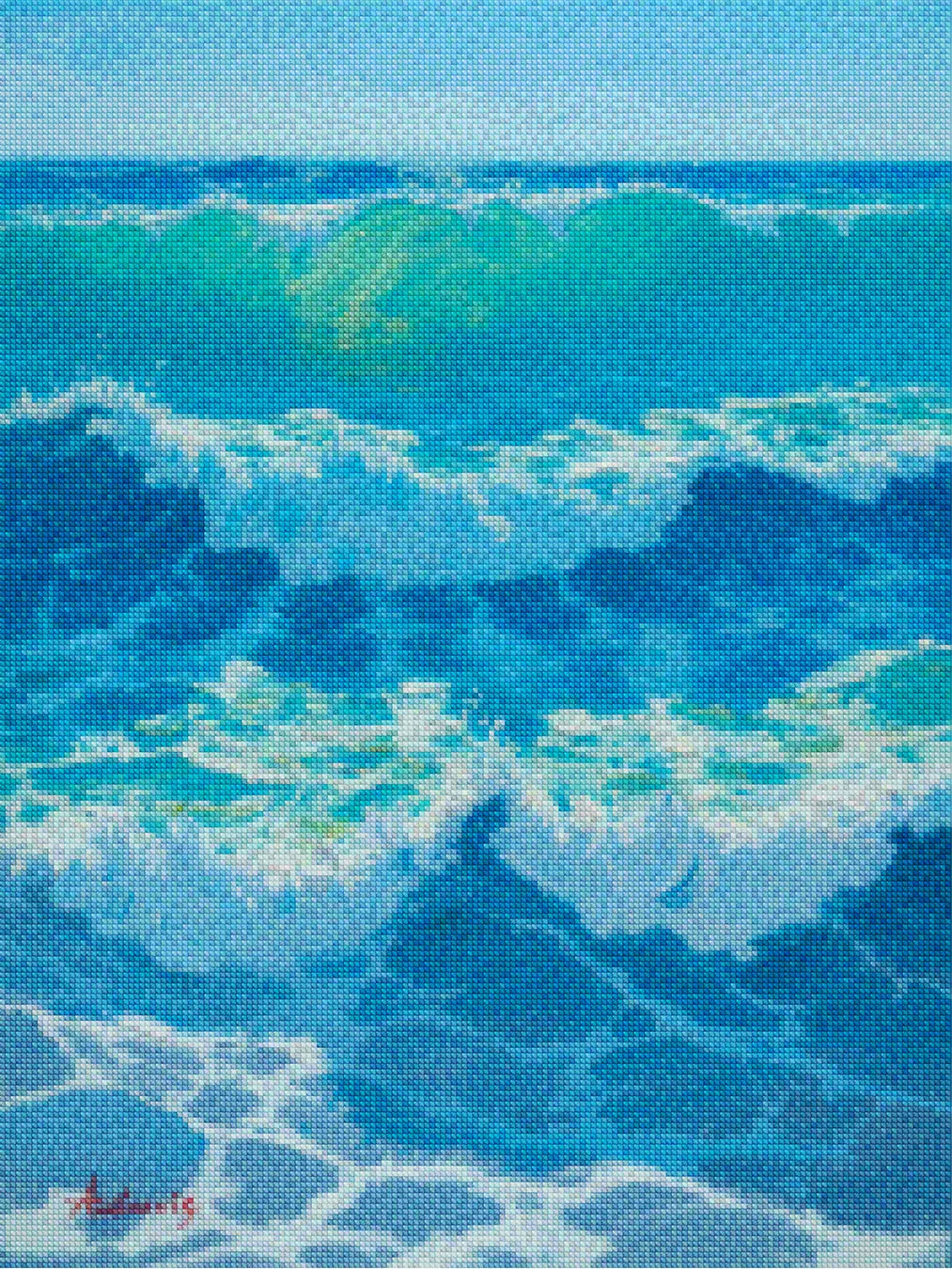 Diamond Painting - Azuur Hittegolf