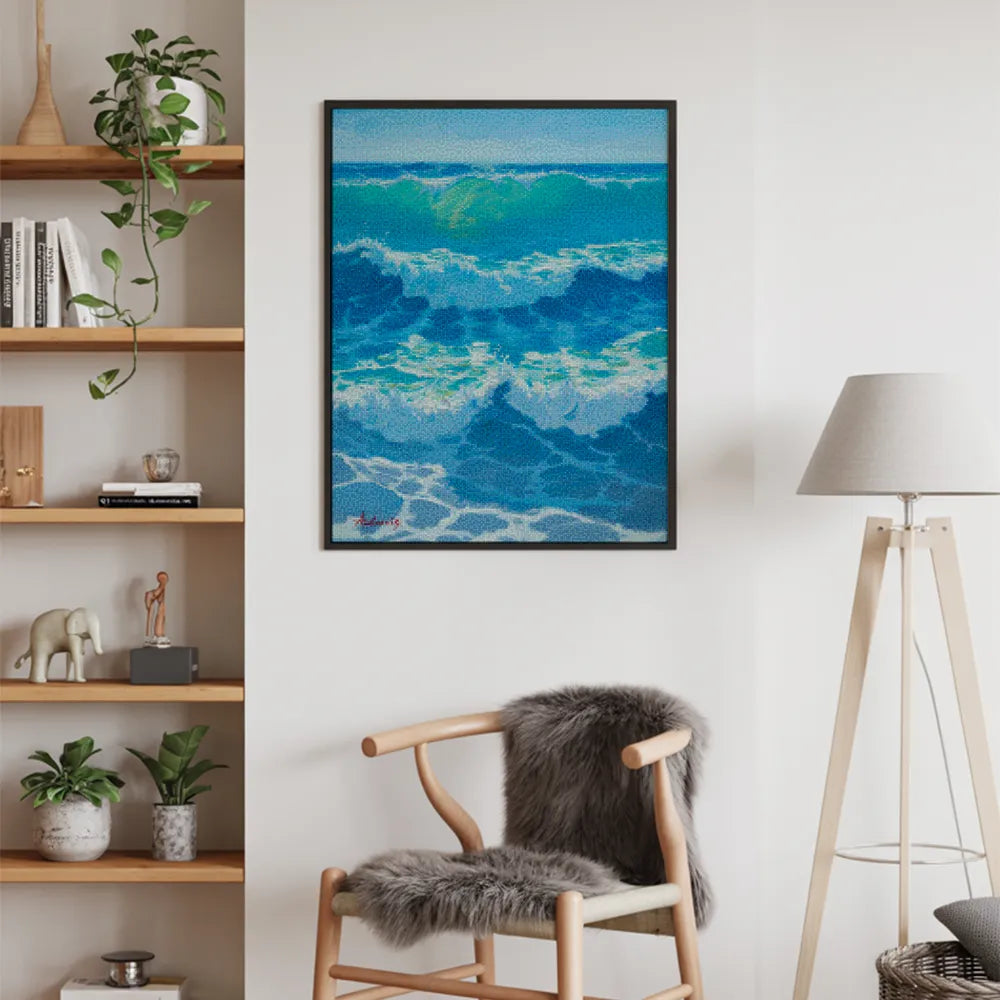 Diamond Painting - Azuur Hittegolf