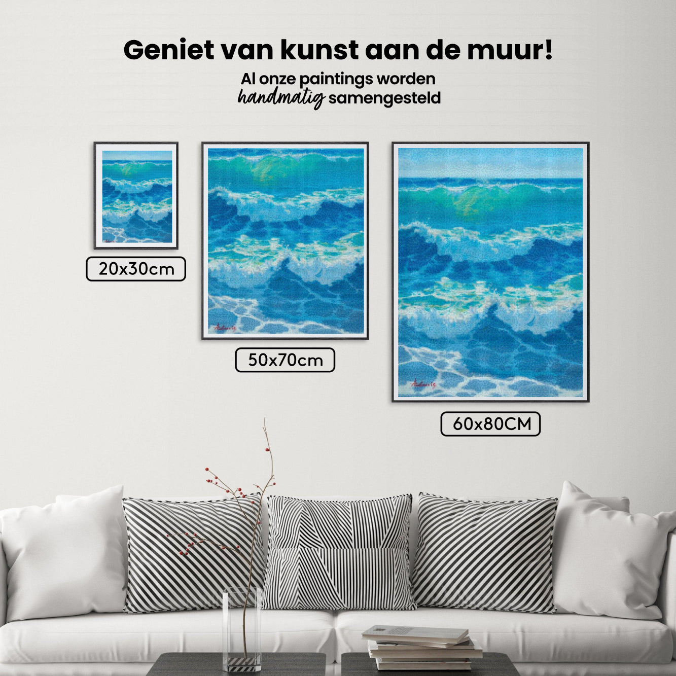 Diamond Painting - Azuur Hittegolf