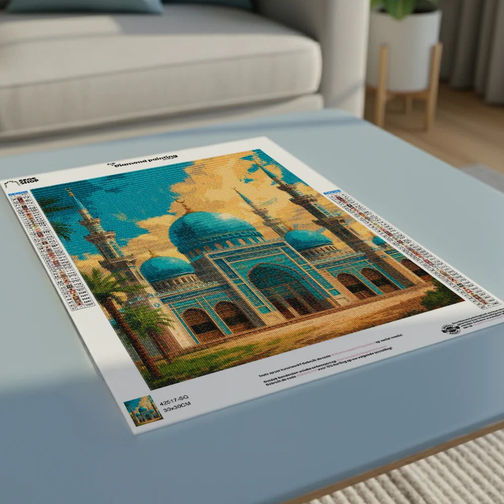Diamond Painting - Azuur Moskee Elegantie